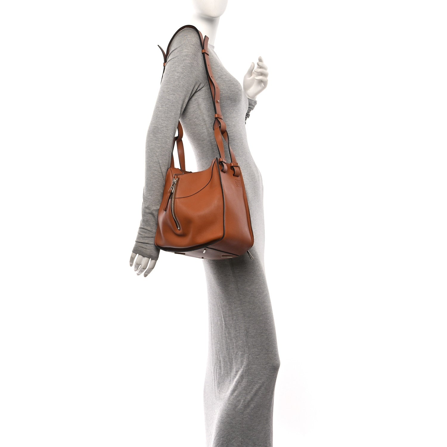 Loewe Calfskin Small Hammock Shoulder Bag Tan 2 of 15