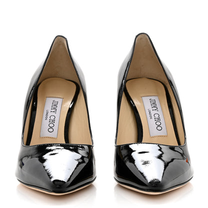 Jimmy Choo Patent Romy 85 Pumps 36 Black 2 of 7