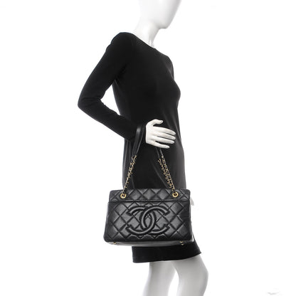 Chanel Caviar Quilted CC Timeless Tote Black 2 of 10