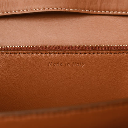 Celine Smooth Calfskin Medium Classic Box Flap Bag Camel 6 of 16