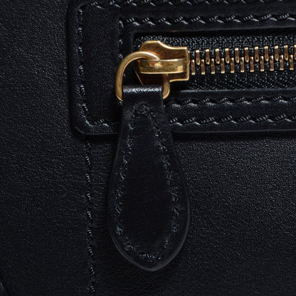 Celine Smooth Calfskin Micro Luggage Black 6 of 11