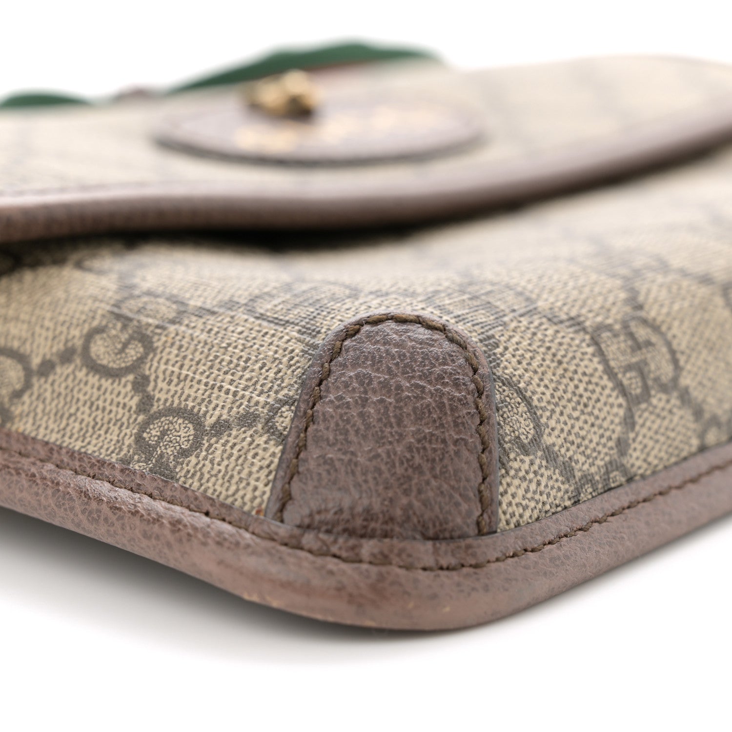 Gucci GG Supreme Monogram Neo Vintage Web Belt Bag Brown 8 of 12