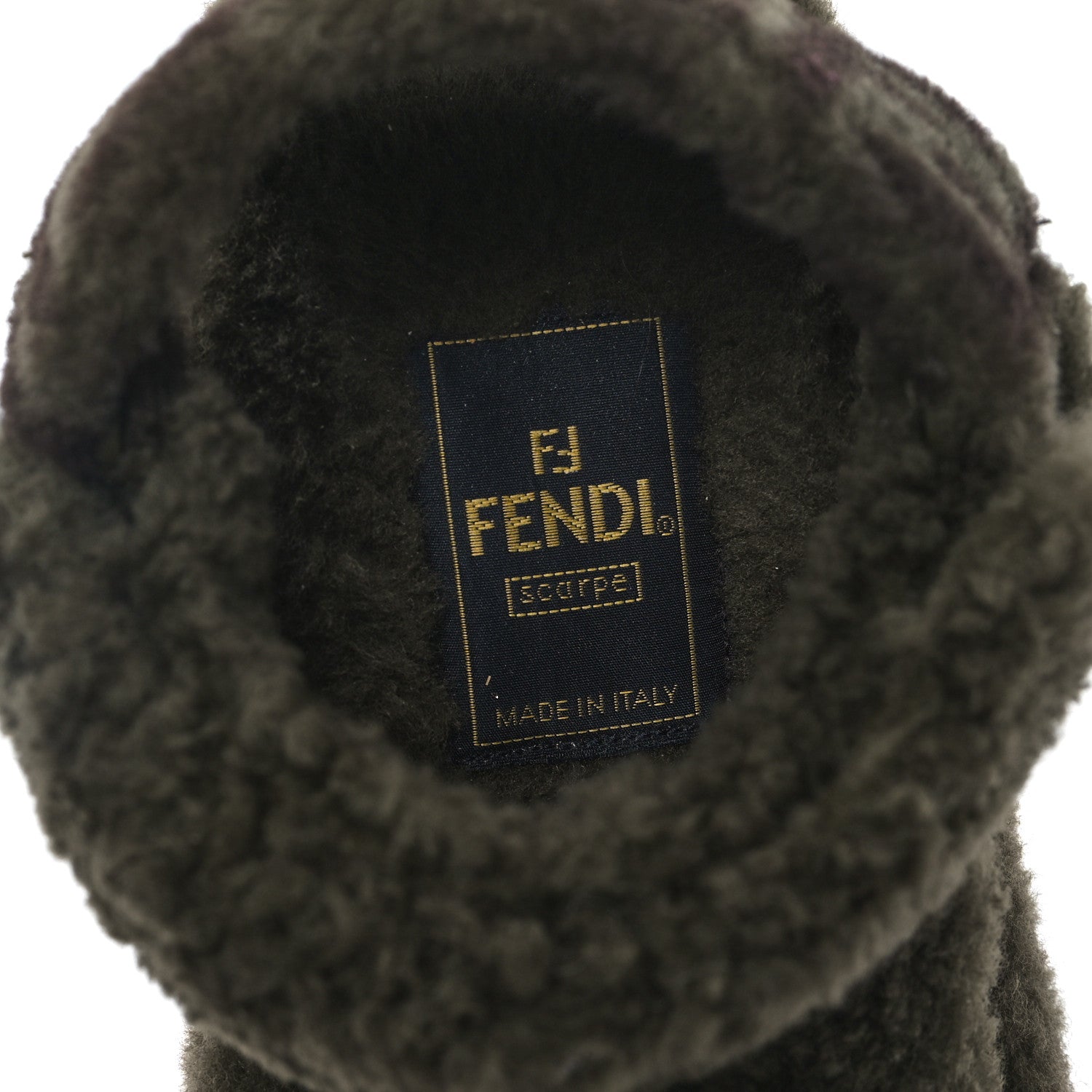 Fendi Shearling FF Fendi Feel Sandals 37 Illinois Military 7 of 8