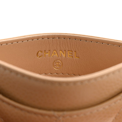 Chanel Caviar Quilted Card Holder Beige 6 of 12