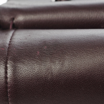 Chanel Lambskin Quilted Maxi Double Flap Purple 13 of 14