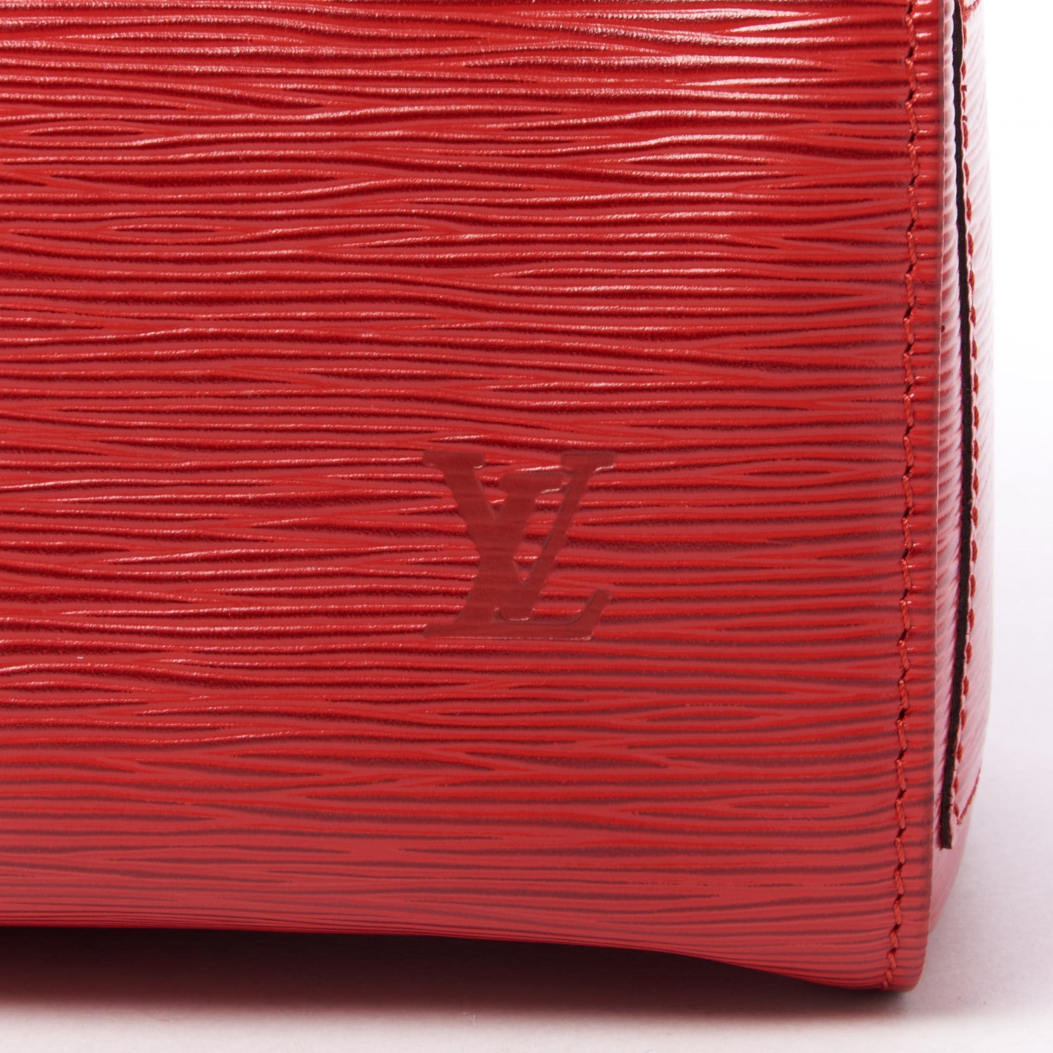 Louis Vuitton Epi Speedy 25 Castillan Red 9 of 9