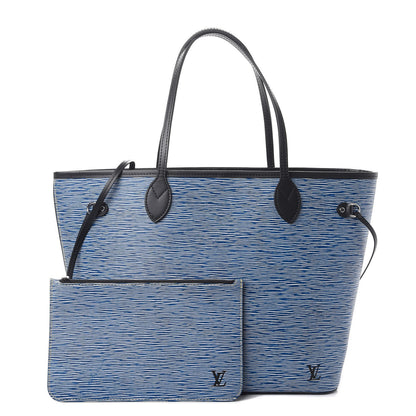 Louis Vuitton Epi Neverfull MM Denim Light 1 of 9