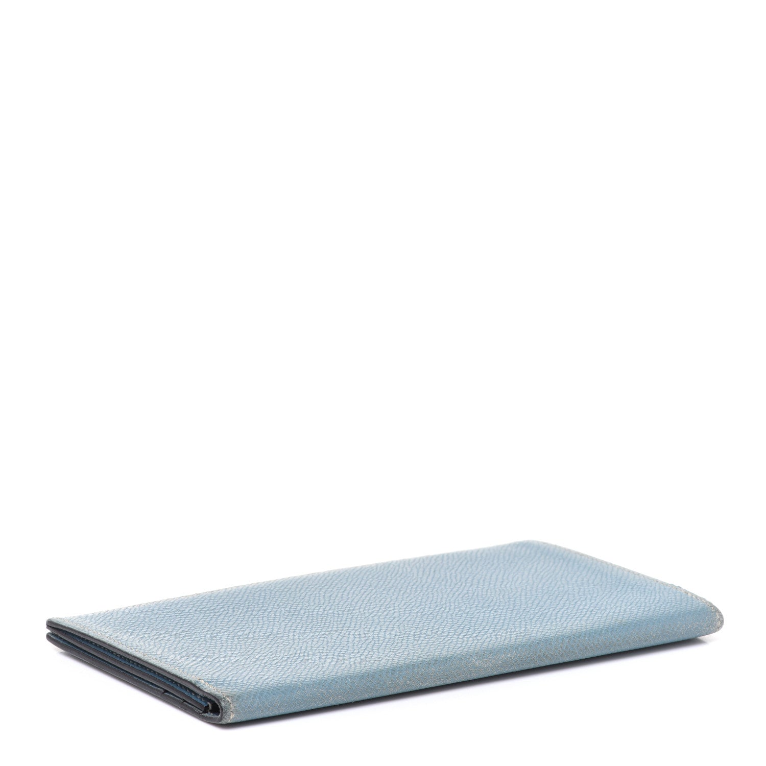 Hermes Epsom MC2 Fleming Long Wallet Blue Jean 4 of 12