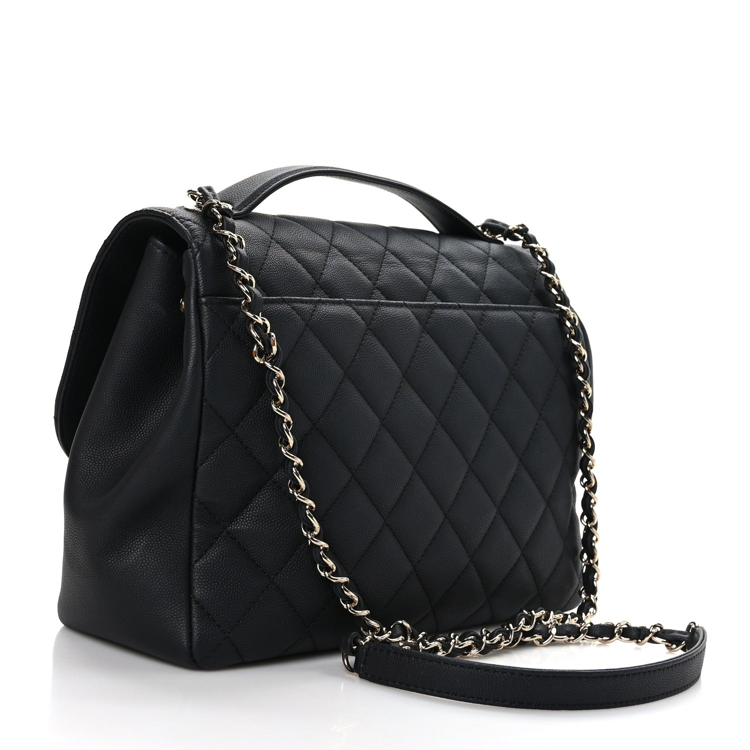 Chanel Caviar Quilted Large Business Affinity Flap Black 3 of 9