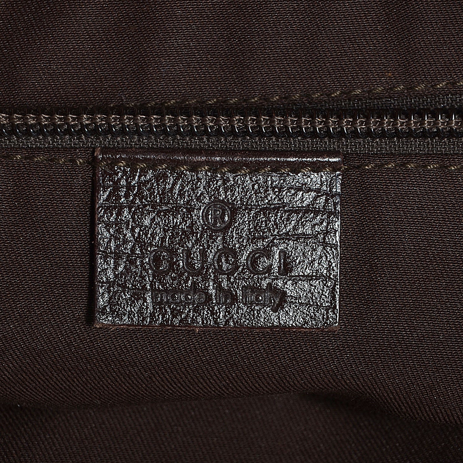 Gucci GG Plus Monogram Medium Flat Messenger Bag Dark Brown 6 of 7