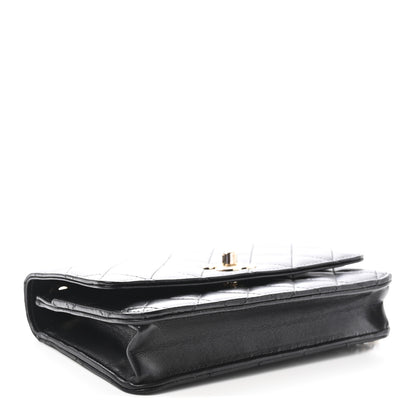 Chanel Lambskin Quilted Trendy CC Wallet On Chain WOC Black 4 of 11