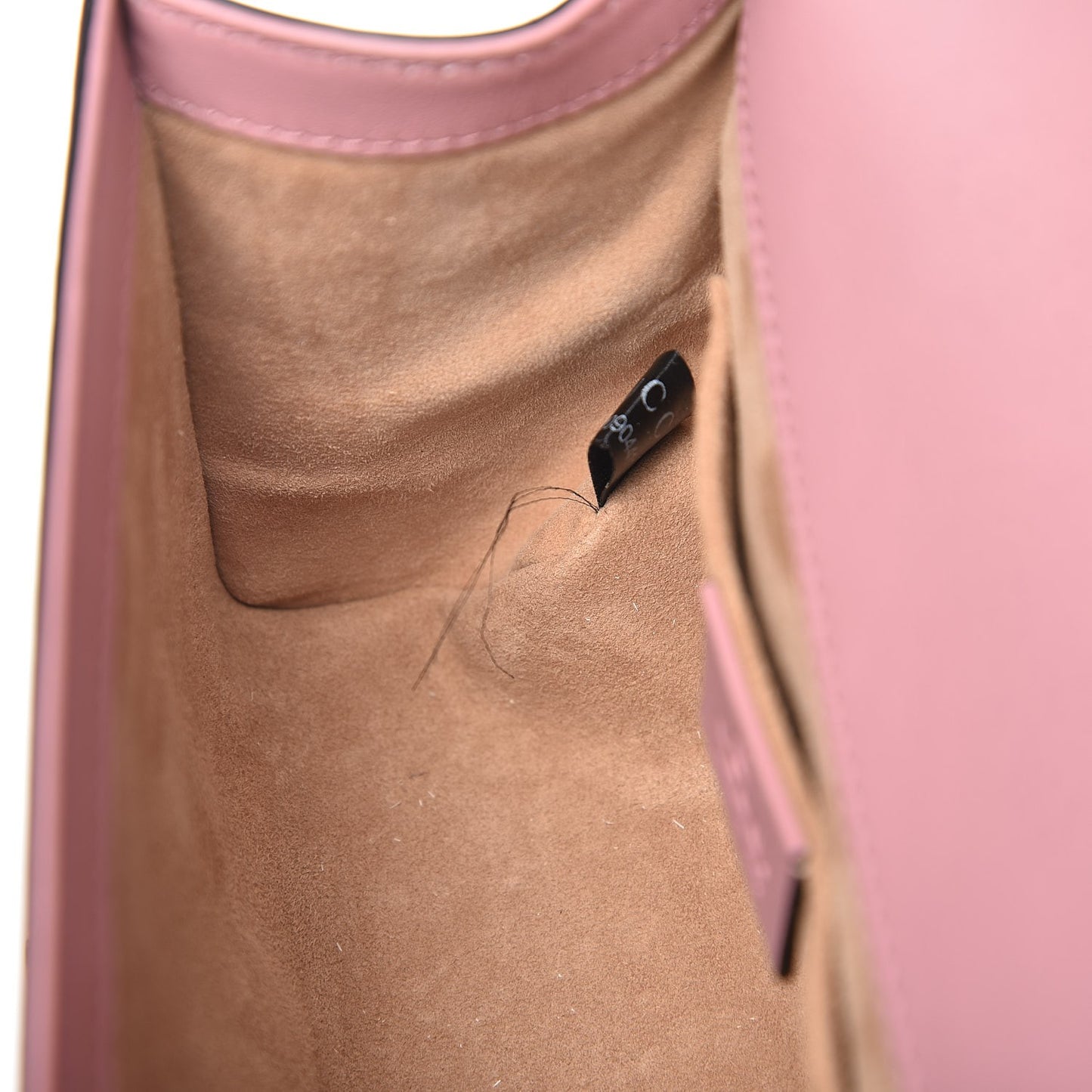 Calfskin Studded Small Padlock Shoulder Bag Carmine Rose