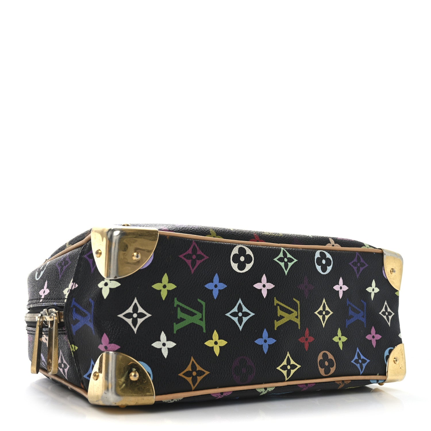 Louis Vuitton Monogram Multicolor Trouville Black 4 of 10