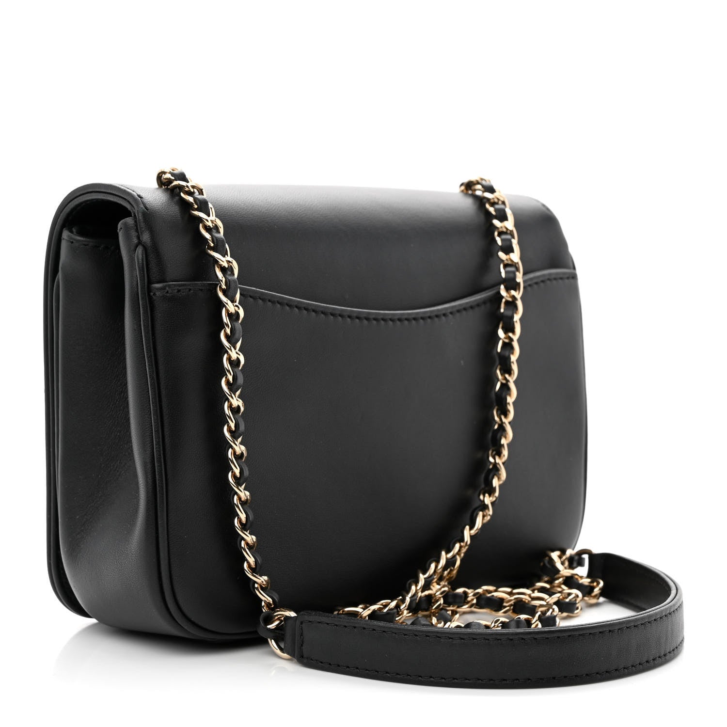Chanel Lambskin CC Mania Flap Bag Black 3 of 11
