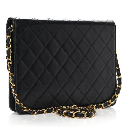 Chanel Lambskin Quilted Small Single Flap Black 2 of 11