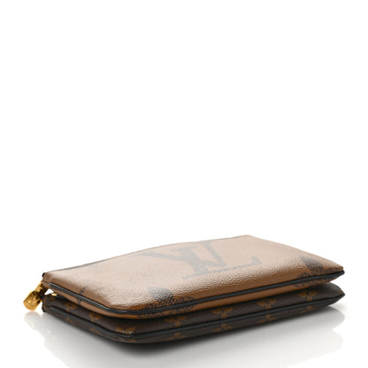 Louis Vuitton Reverse Monogram Giant Double Zip Pochette 4 of 10