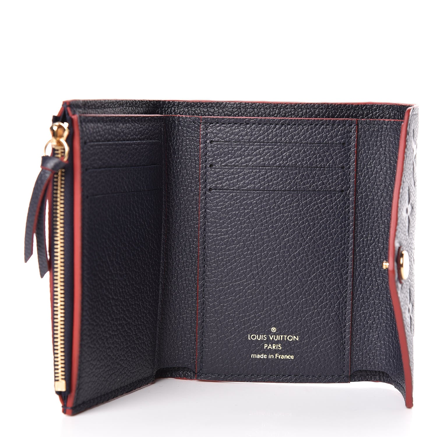 Louis Vuitton Empreinte Victorine Wallet Marine Rouge 5 of 8