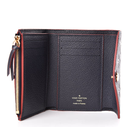 Louis Vuitton Empreinte Victorine Wallet Marine Rouge 5 of 8