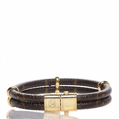 Louis Vuitton Monogram Keep It Twice Bracelet 17 3 of 6