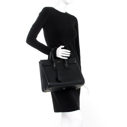Saint Laurent Calfskin Small Sac De Jour Black 3 of 11