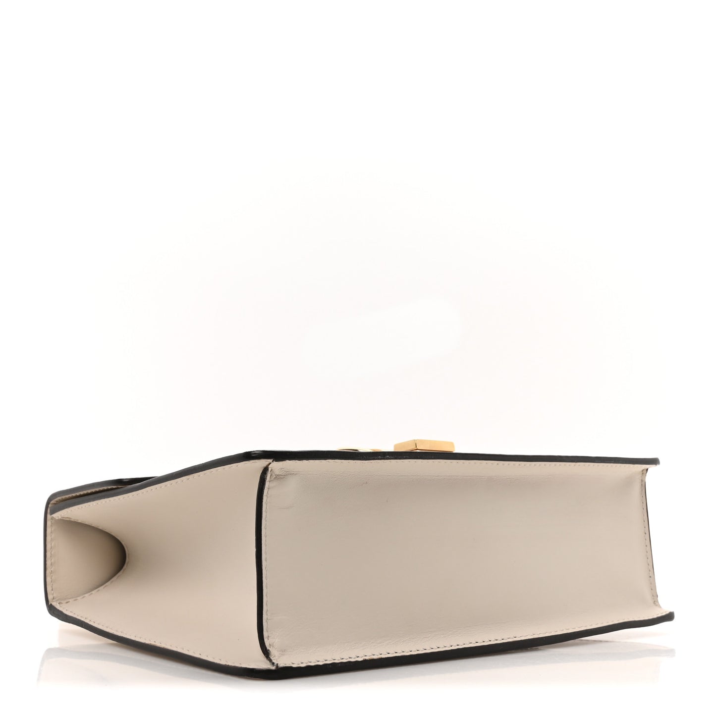 Calfskin Small Sylvie Shoulder Bag Off White