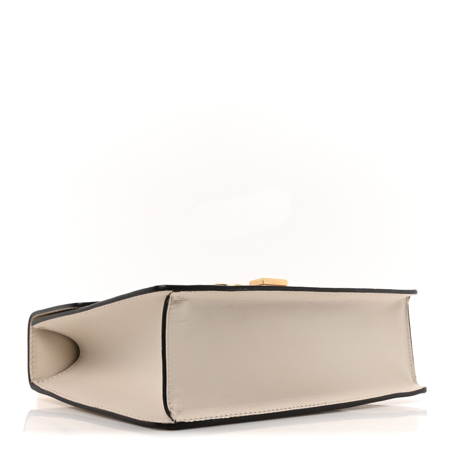 Gucci Calfskin Small Sylvie Shoulder Bag Off White 4 of 10