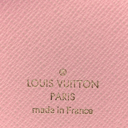 Louis Vuitton Damier Azur Zoe Wallet Rose Ballerine 7 of 12