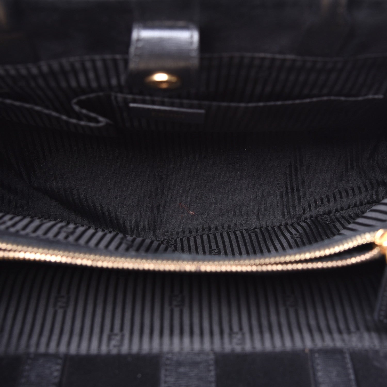 Fendi Vitello Elite Medium 2Jours Tote Black 5 of 8