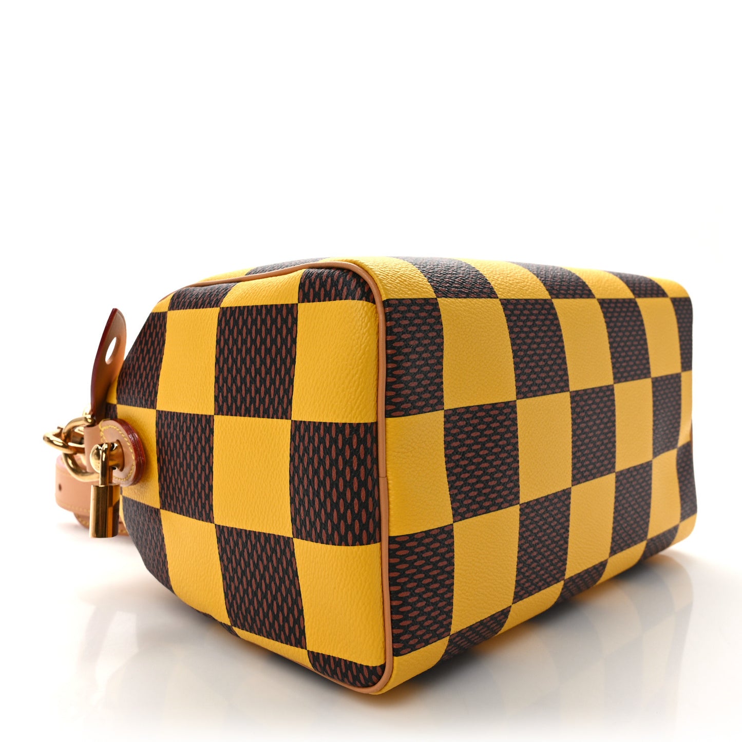 LOUIS VUITTON Damier Pop Speedy Bandouliere 25 Jaune Mat