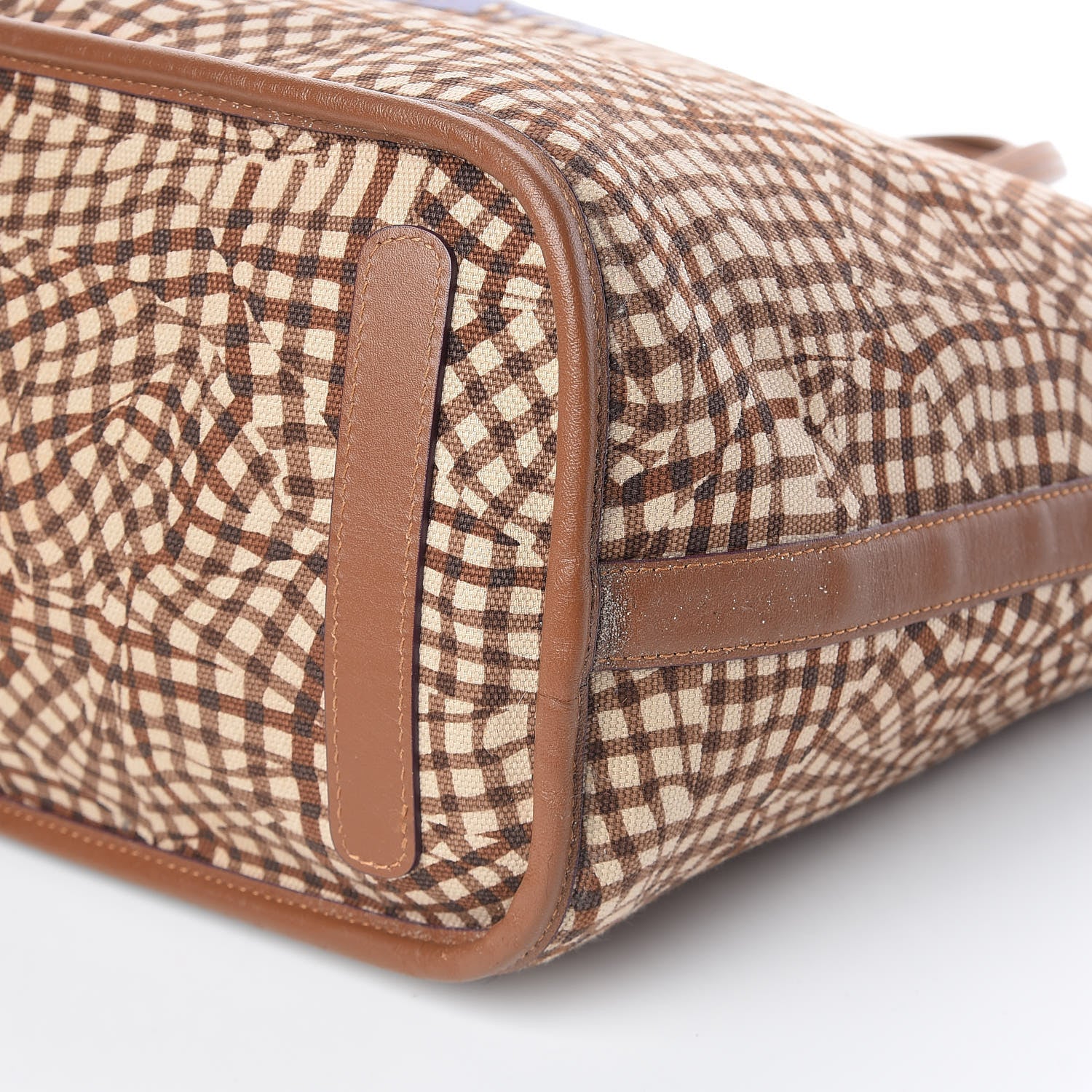 MCM Visetos Medium Liz Reversible Shopper Tote Cognac 16 of 18