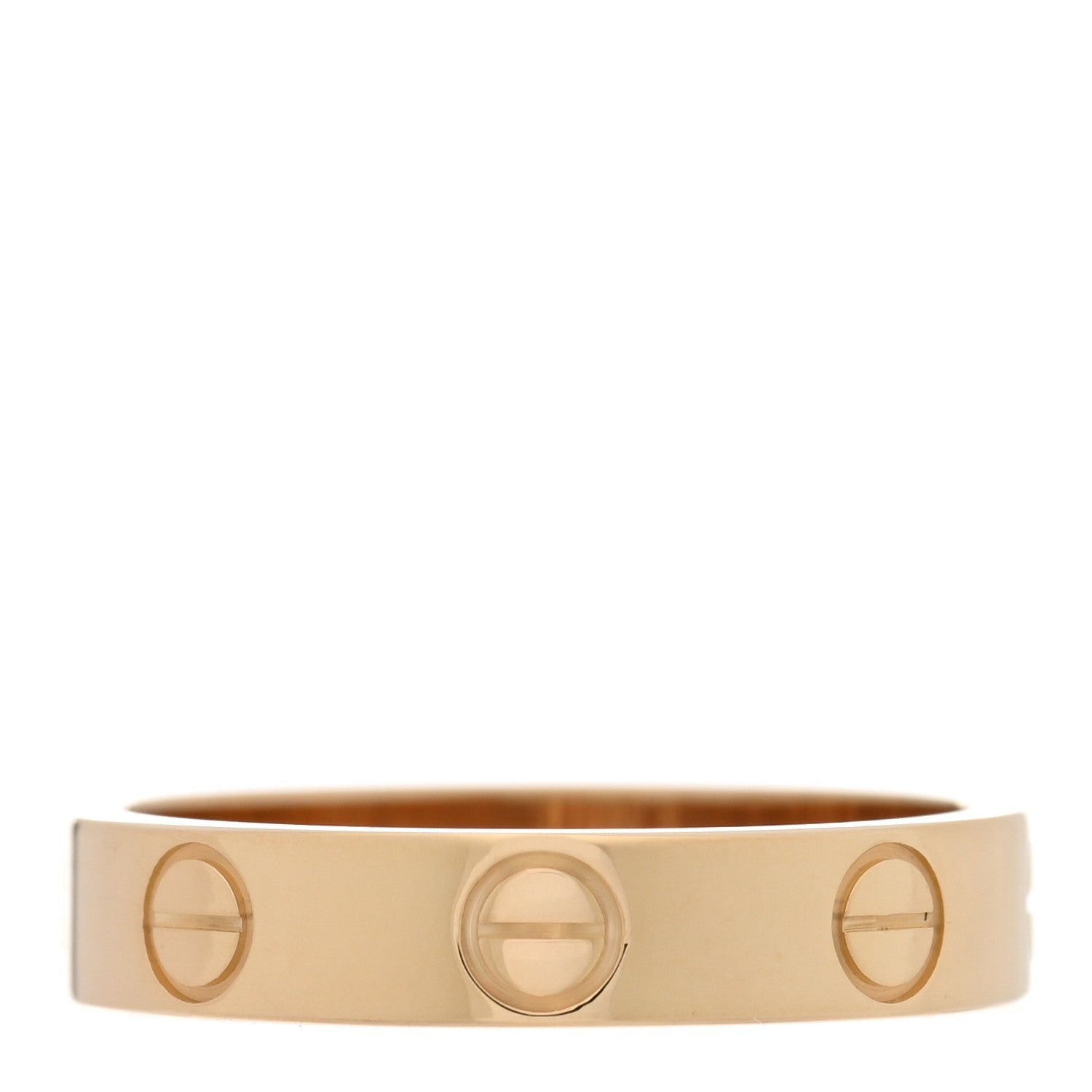 Cartier 18K Yellow Gold 3.5mm LOVE Wedding Band Ring 49 5 3 of 6