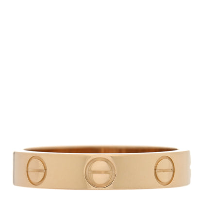 Cartier 18K Yellow Gold 3.5mm LOVE Wedding Band Ring 49 5 3 of 6