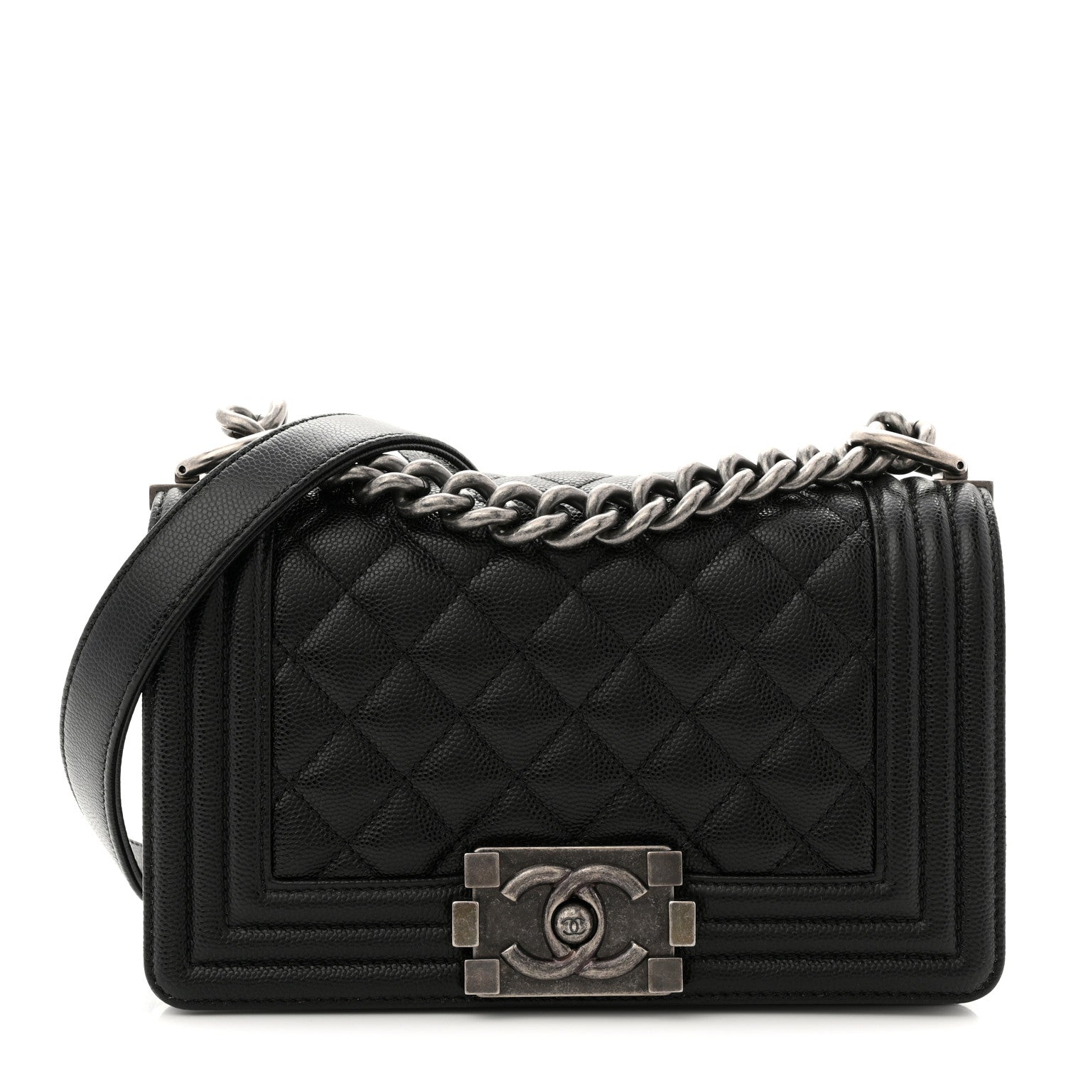 Chanel Caviar Quilted Small Boy Flap Black 1 of 21