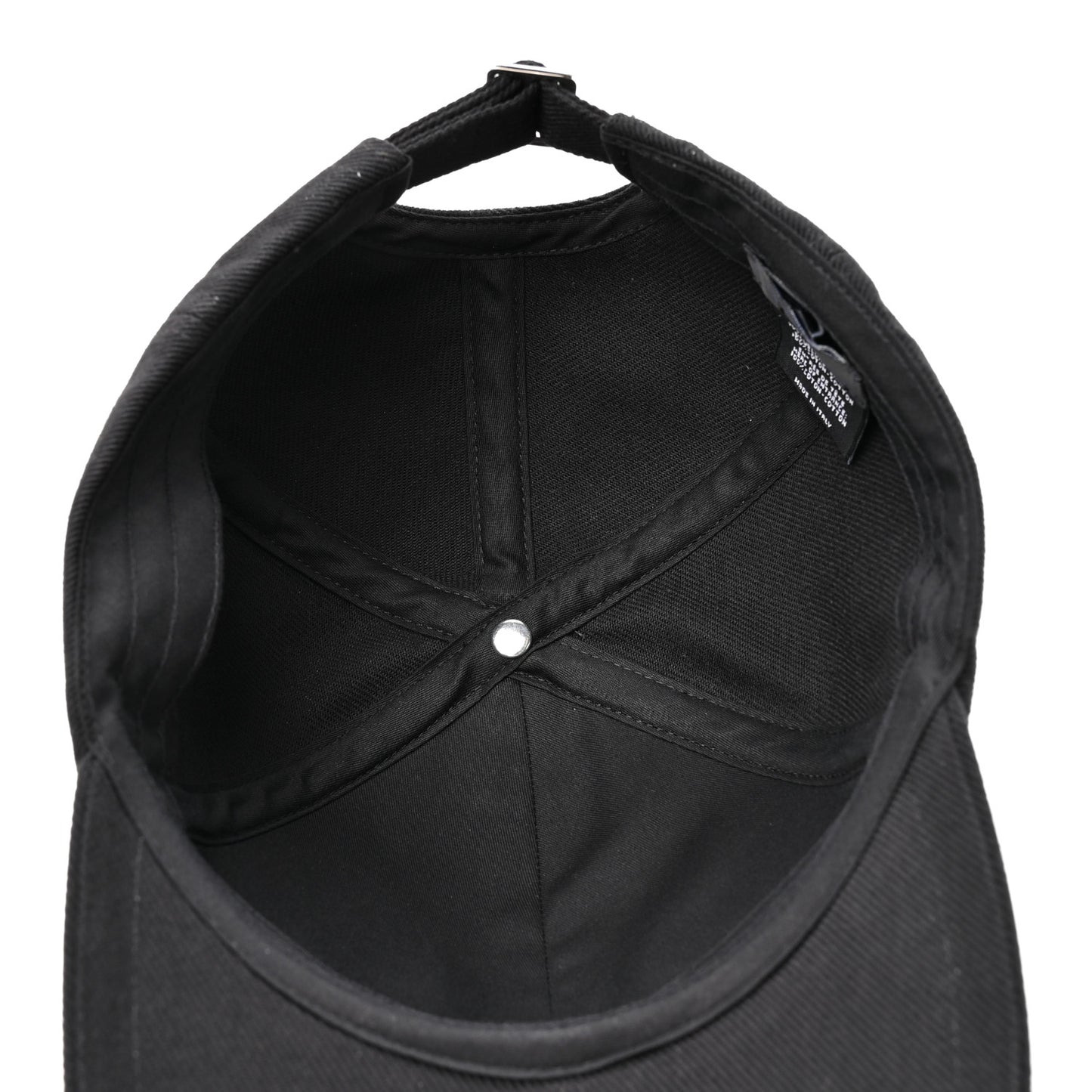 Cotton CC Cap Hat Black White