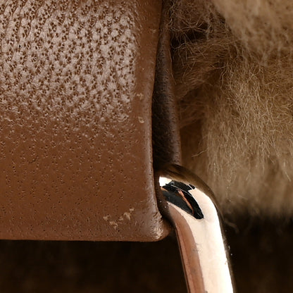 Balenciaga Shearling XS Bazar Shopper Tote Beige 12 of 15