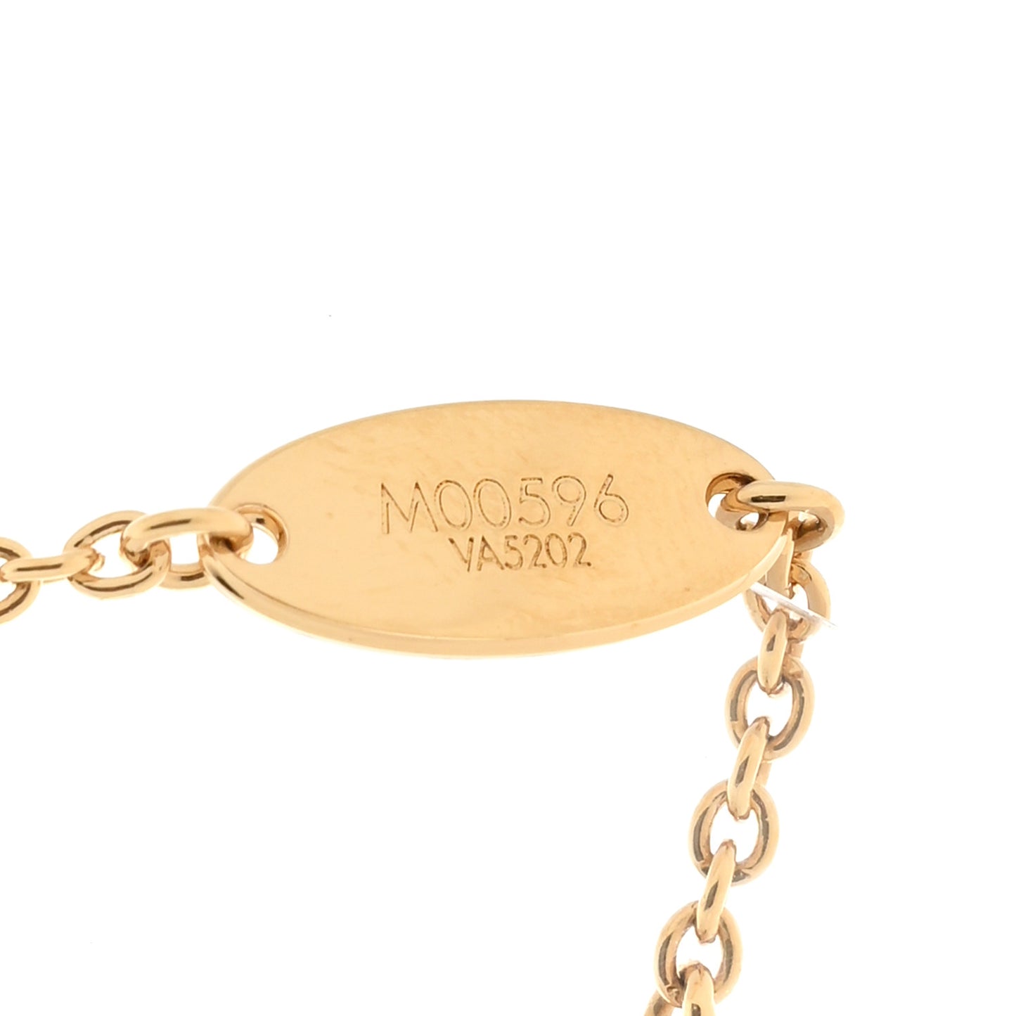 Metal Crystal LV Iconic Necklace Gold