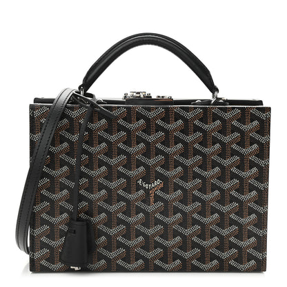 Goyard Goyardine Regina Trunk Black Gold 3 of 11