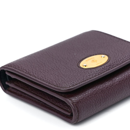 Mulberry Small Classic Grain Small Plaque French Purse Wallet Oxblood 10 of 12