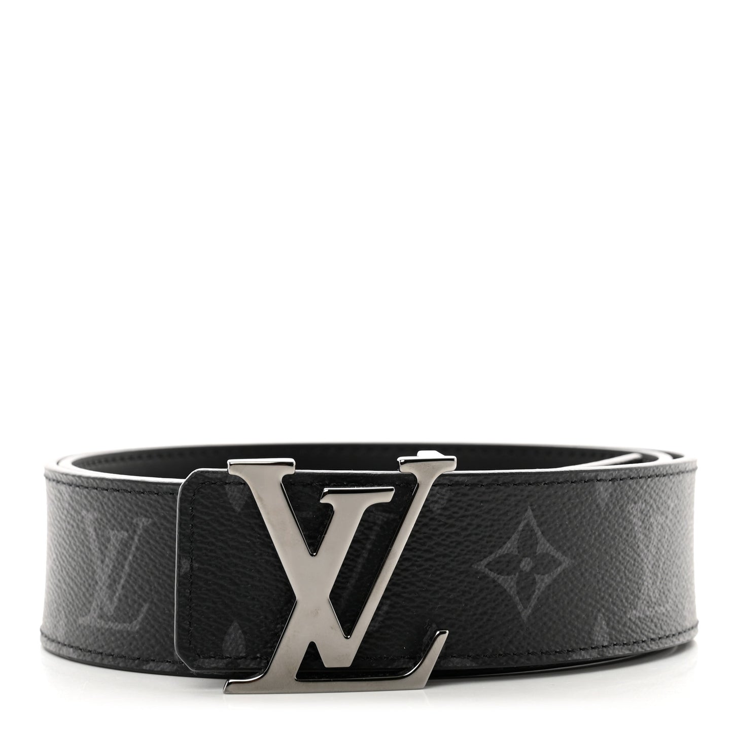 Monogram Eclipse Taigarama 40mm LV Initiales Reversible Belt 85 34 Black