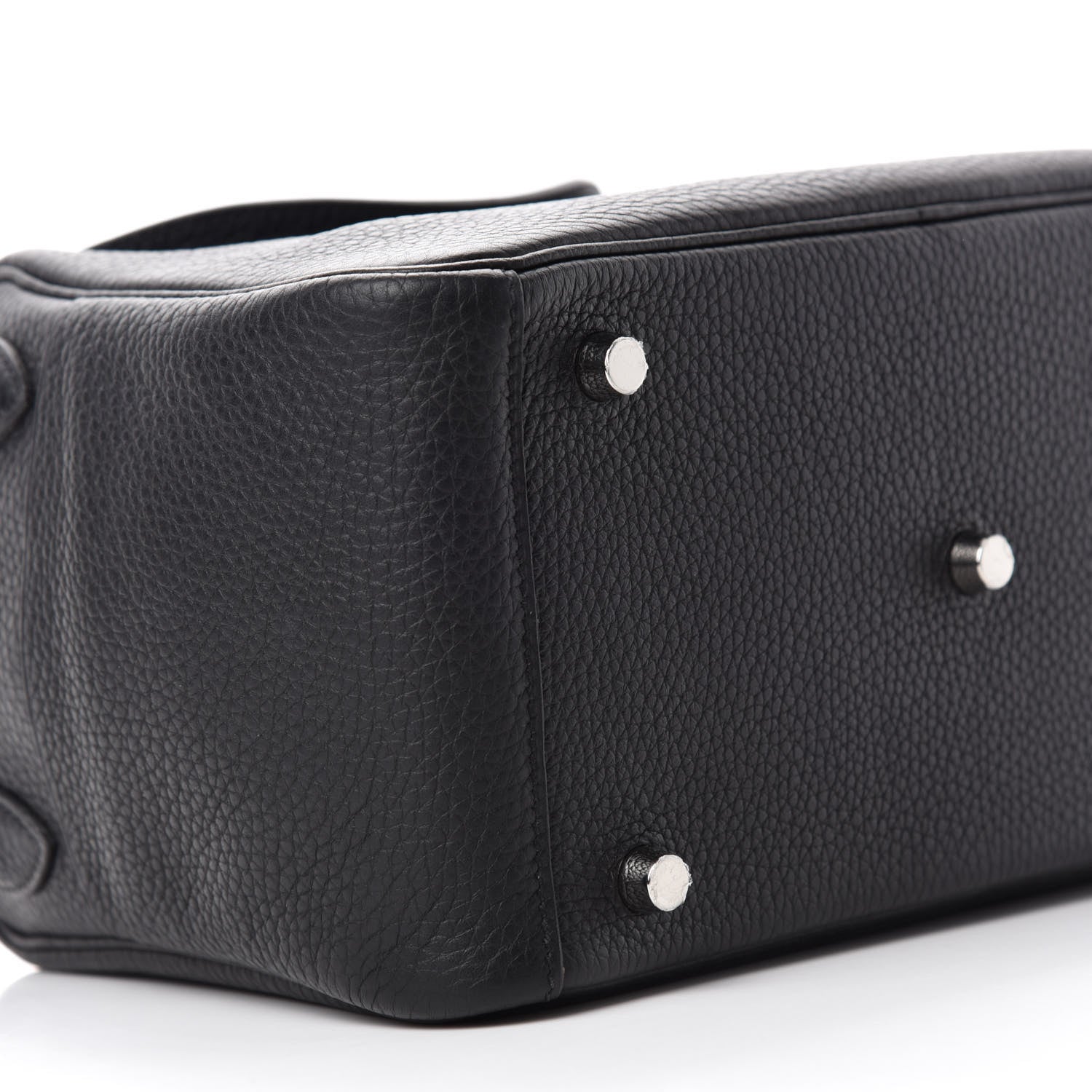 Hermes Taurillon Clemence Lindy 26 Black 6 of 11