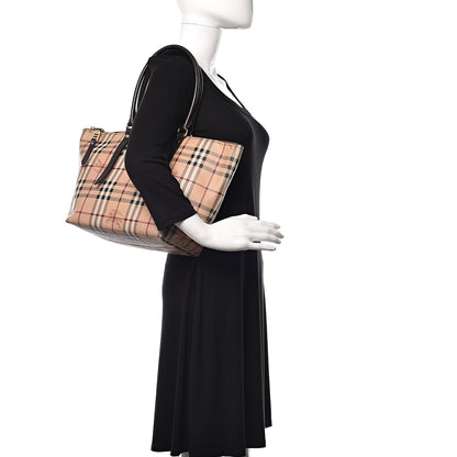 Burberry Haymarket Check Small Salisbury Tote Chocolate 2 of 13