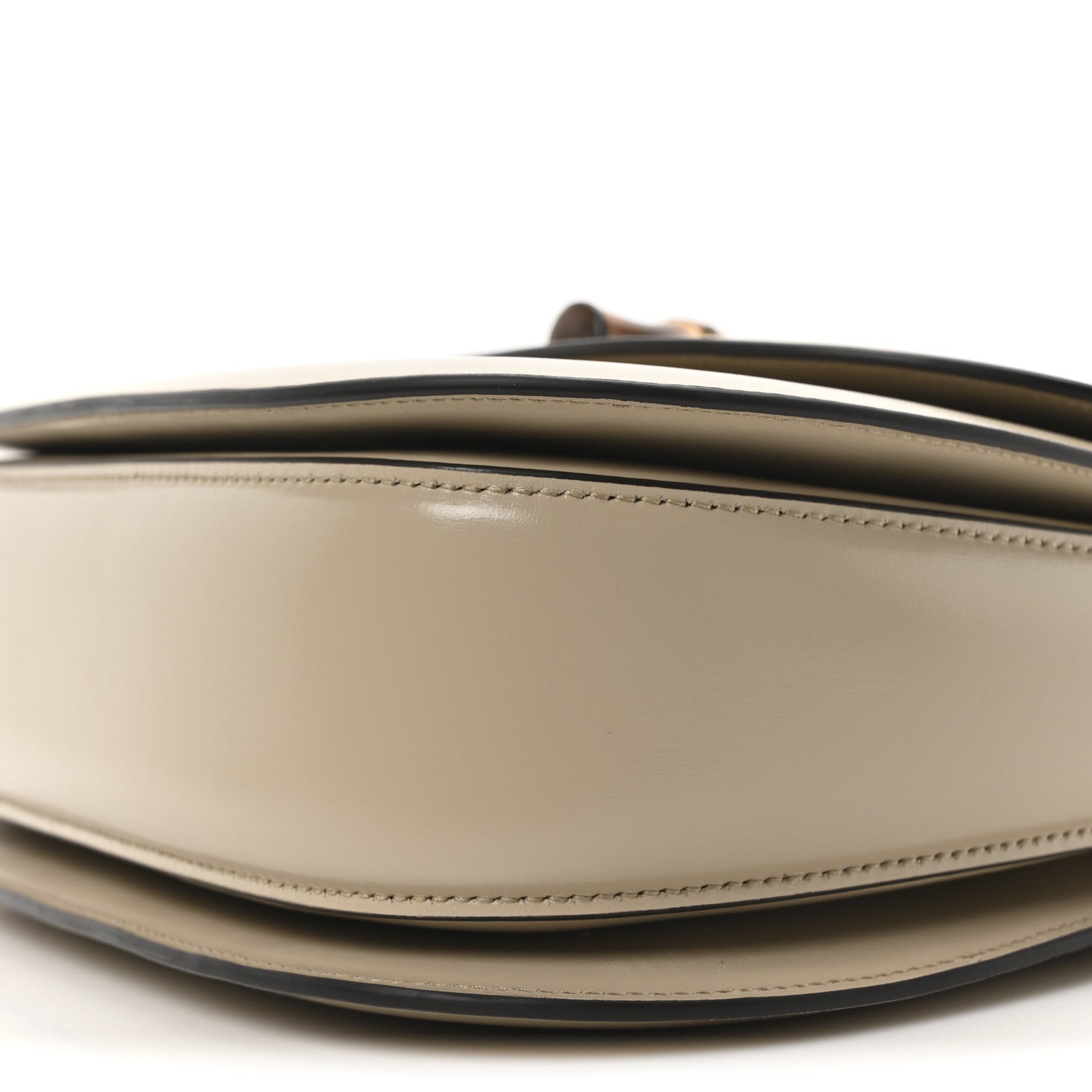 Gucci Boarded Dyana Lux Calfskin Web Medium Bamboo 1947 Top Handle Bag Oatmeal 9 of 9