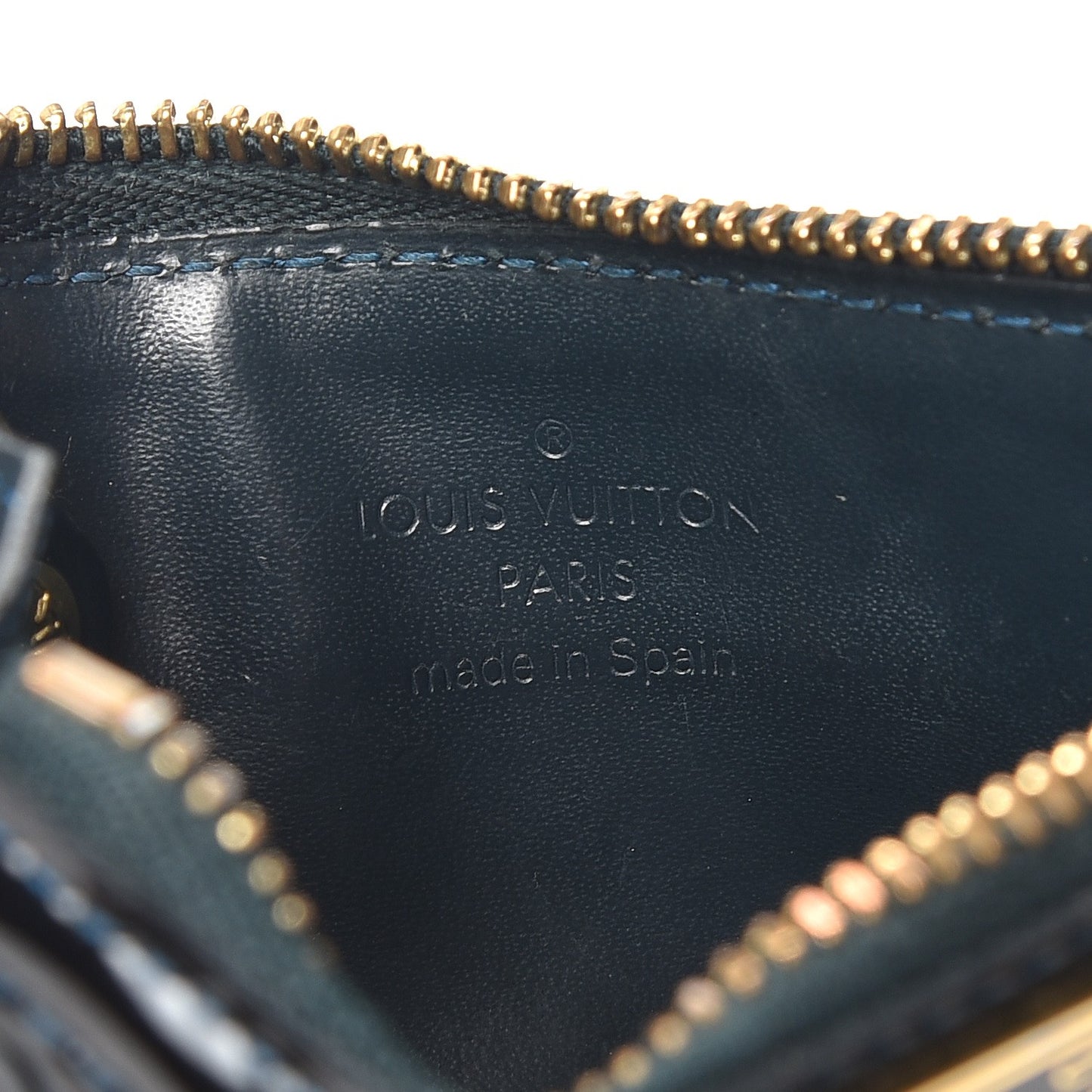 Vernis Key Pouch Blue Nuit