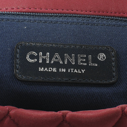Chanel Iridescent Calfskin Small New Bubble Quilt Flap Fuchsia 7 of 9