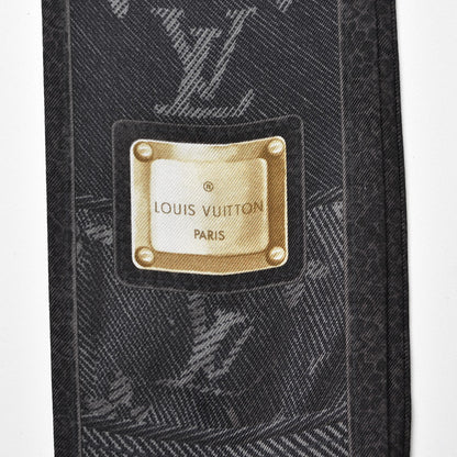 Louis Vuitton Silk Monogram New Denim Bandeau Black 3 of 5