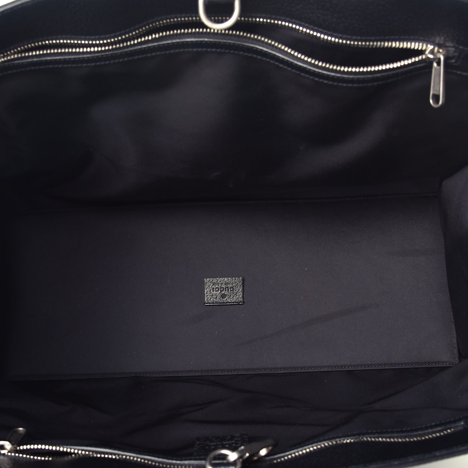 Gucci Econyl Nylon Monogram Large Off The Grid Tote Bag Black 5 of 9