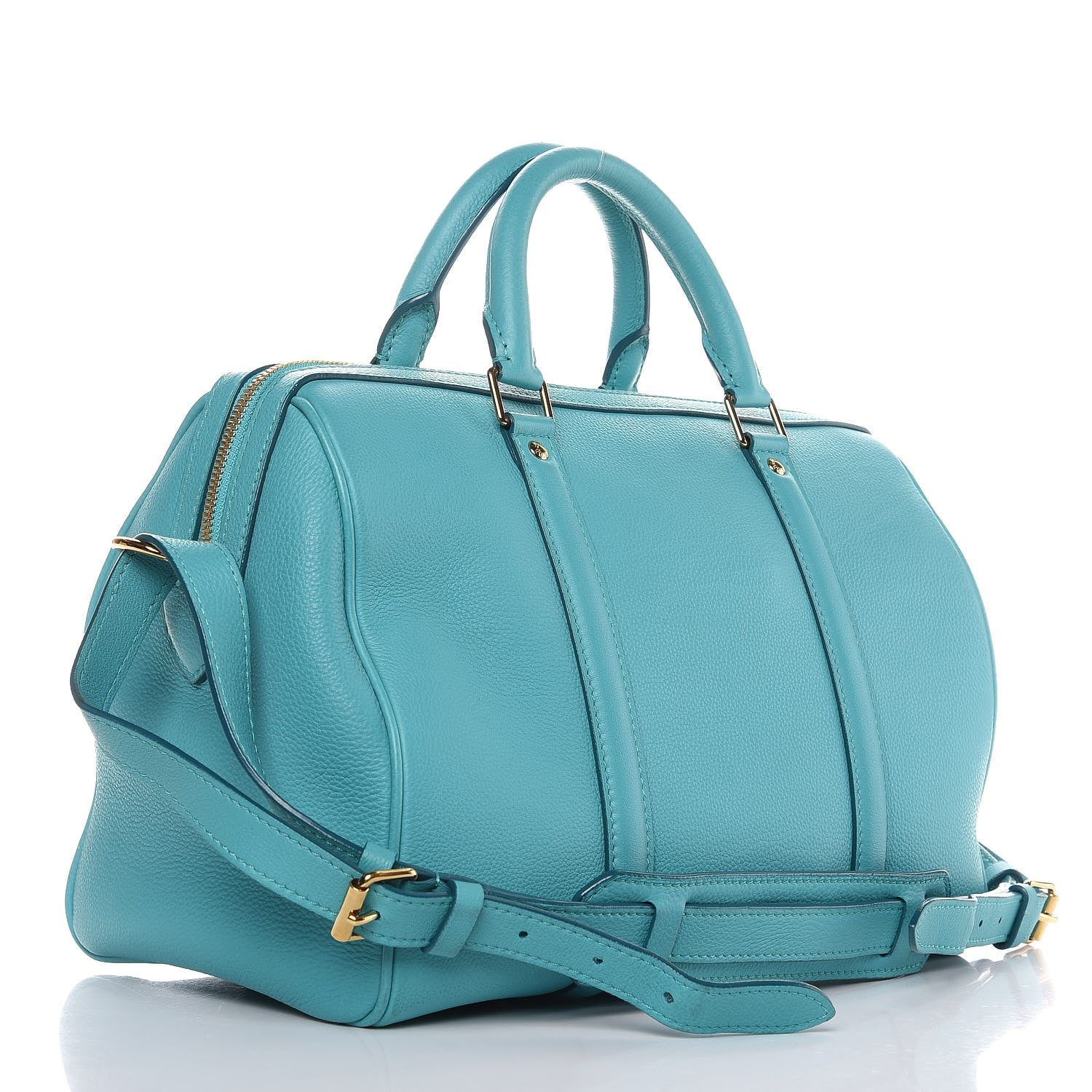 Louis Vuitton Veau Cachemire SC Bag PM Turquoise 4 of 14
