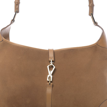 Gucci Suede Small Jackie O Hobo Light Brown 8 of 13