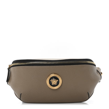 Versace Grained Calfskin Vanitas Medea Belt Bag Taupe 1 of 10