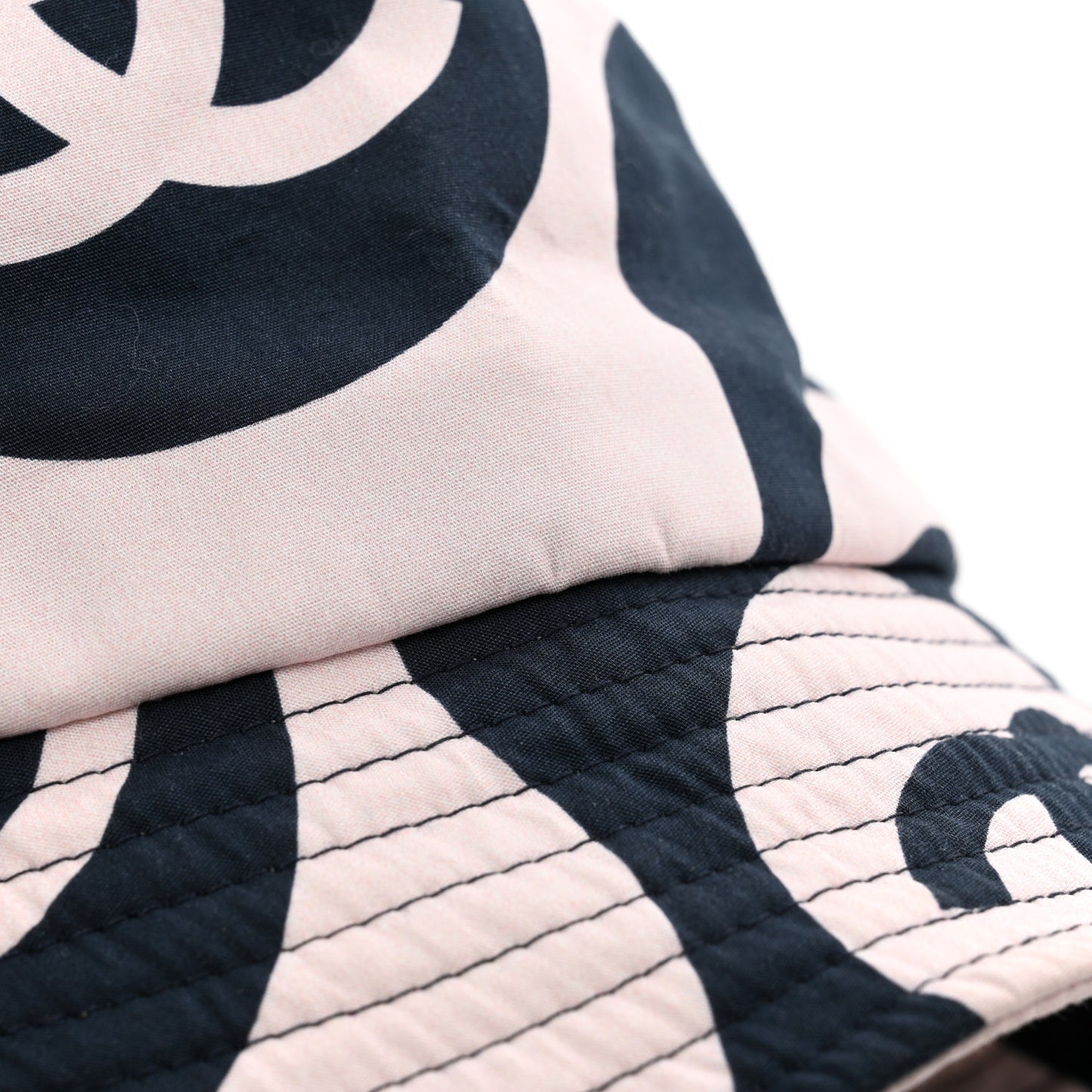 Cotton CC Bucket Hat L Pink Ivory